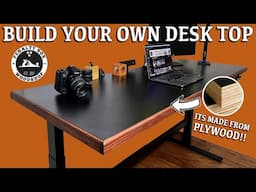 DIY Desk Top - Made from Plywood!