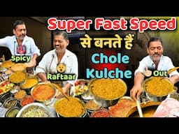 Computerized Chole Kulche |🥵 Super Spicy Chole Kulche | Best Chole Kulche In Delhi | India Food