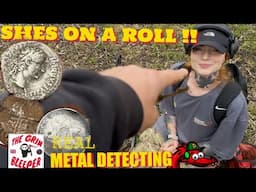 SHES BANNED FROM MY PERMISSION REAL METAL DETECTING UK