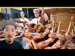 Most Genius Cooking Skills of Meat King!! - Uzbekistan Street Food Tour in Andijan