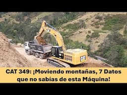 Excavadora Hidráulica CAT 349 Cargando Volquetas