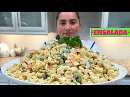 Ensalada de coditos - Receta facil y rapido!