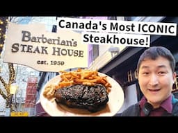 Canada's Most FAMOUS Steakhouse! Is Barberian's in Toronto Worth The Hype?