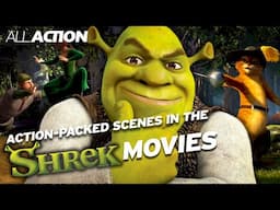 Action-Packed Scenes In The Shrek Movies | All Action