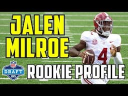 Jalen Milroe Rookie Scouting Report | 2025 NFL Draft Propsect