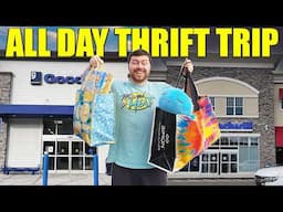 I WENT THRIFTING FOR 10 HOURS STRAIGHT! What Did I Find to Sell Online?