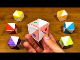 How To Make Paper Fortune Teller Dice - Fun & Easy Origami