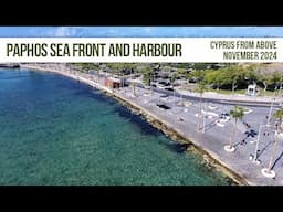 Paphos Sea Front On November 16th - Drone Footage