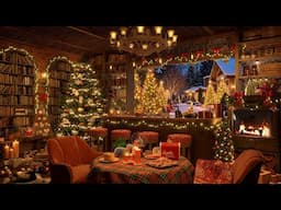 Christmas Jazz 2025 with Warm Christmas Ambience 🔥 Cozy Fireplace & Festive Atmosphere for Serenity