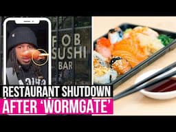 Sushi Shop DESTROYED After TikTok Claims of WORMS in Food | Keith Lee & Hospitalized Patron Speaks