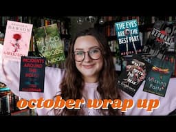 OCTOBER WRAP UP 2024 | all about the 13 books i read this month!