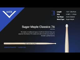 Vater Tip Sound - Sugar Maple Classics 7A (Nylon)