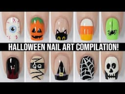 Nail Art For Halloween 🎃 Cute & Easy Nail Design Compilation For Halloween!