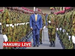 LIVE! Ruto leading National Defence University Graduation in Nakuru after powerful speech yesterday!