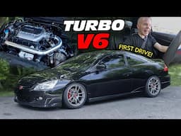 I Built The Perfect Turbo V6 Honda... This Is The FIRST DRIVE!