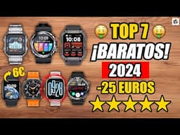 ✅Los 7 MEJORES SMARTWATCH MUY BARATOS de 2024 | De 6€ a 25€