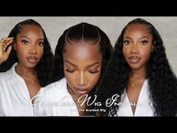 GAME CHANGER Pre Braided HD Wig | ULTIMATE beginner friendly glueless install! | FT. Yolissa hair