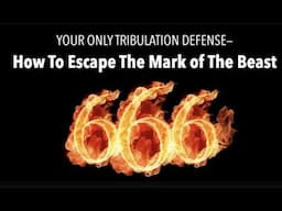 YOUR ONLY TRIBULATION DEFENSE--How To Escape The Mark of The Beast