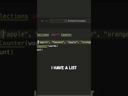 Tutorial: Python Counter Function