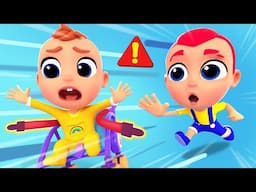 Let's Buckle Up Song | Safety Rules Song | Nursery Rhymes & Kids Songs | Tinytots