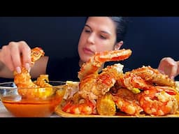 SEAFOOD BOIL | KING CRABS, LOBSTER TAILS & JUMBO SHRIMPS | MUKBANG | ASMR | EATING SOUNDS