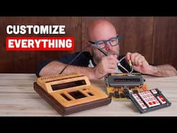 Re-casing a 50 Year Old Calculator in Wood