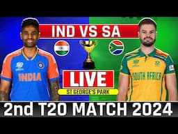 Live Ind vs Sa 2nd T20 Match | India vs South Africa Live Match | Sa vs Ind Today Live Cricket Match