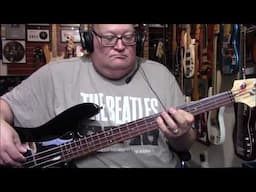 Cyndi Lauper I Drove All Night Bass Cover with Notes and Tab in Description