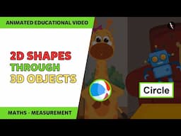 2D and 3D shapes | Recognising 2D Shapes Through 3D Objects | TicTacLearn | Fun with Gaffy