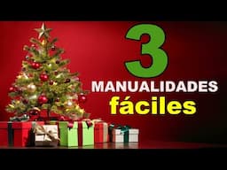 3 ideas para NAVIDAD. Manualidades fáciles para vender DIY