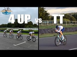 4 Up TTT vs 1 Time Trial bike | Which is faster? 💨