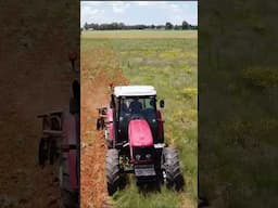 Discing grass back to a field #agriculture