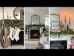 Cozy Farmhouse Christmas Mantel Decor Ideas: Simple and Charming Touches