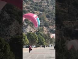 Paraglide landings. Do they stick them? #paragliding #turkey #shorts