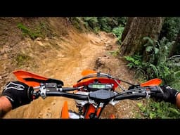 Solo Ride at Walker Valley on KTM 150 xcw