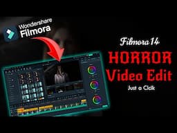 How to Horror Video Editing on Filmora14 || Halloween Creative Video