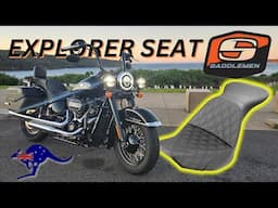 Ultimate Comfort Upgrade: Saddlemen Explorer Seat on 2023 Harley-Davidson Heritage