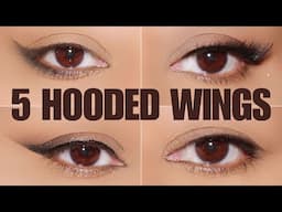 5 Ways To Do Wingless Wing Eyeliner on Hooded Eyes