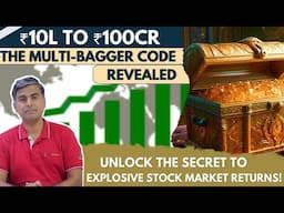 The Ultimate Stock Market hack- 10L to 100CR! | Unleash the Power of Multi-baggers - Part 1  English