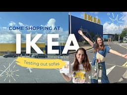 COME SHOPPING AT IKEA WITH US Trying out sofas, new in store, homeware haul