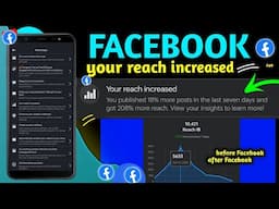 Your reach increased facebook page // Your reach increased kya hota hai