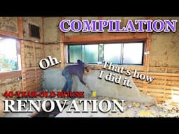 Compilation: I Renovate My Home, Which I Built 40 Years Ago [Carpenter’s Home Renovation]