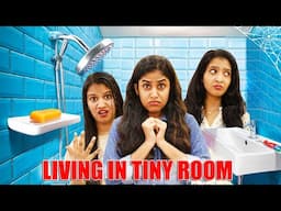 LIVING IN TINY ROOM FOR 24 HOURS CHALLENGE 🥵 | ഇത്രയും ചെറിയ റൂമിൽ ഒരു ദിവസം 😱 | PULLOTHI