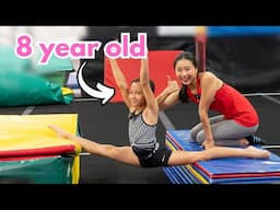 KID vs ADULT Gymnastics Warm Up | @ChloeD_Gymnast