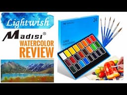 Better than Kuretake Gansai Tambi? Madisi Watercolor by Lightwish Review