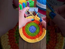 Crochet Round Circles #shorts