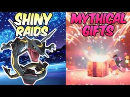 Shiny Rayquaza Tera Raids & Triple Mythical Mystery Gift Campaign in Pokemon Scarlet Violet