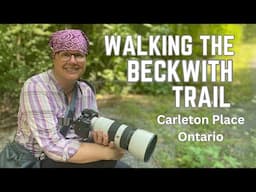 Walking In Nature On The Beckwith Trail, Ontario Canada