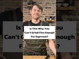 Is This Why You Can’t Grind Fine Enough For Espresso? #coffee #espresso #shorts