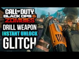 BO6 Zombie: NEW Drill Weapon INSTANT UNLOCK GLITCH (AFTER PATCH)